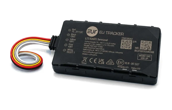 GPS monitoring vozidel EUTRACKER