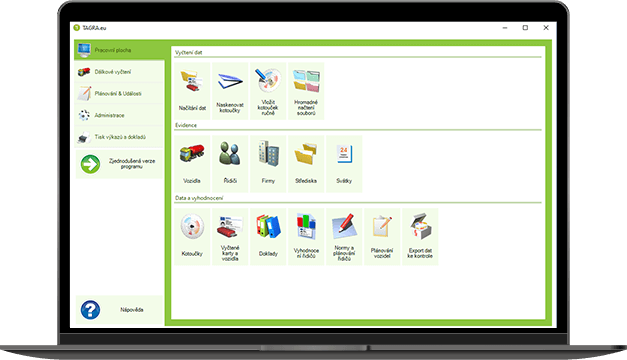 Demo of tachograph data evaluation